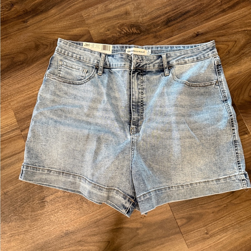 Rebecca Minkoff Ladies size 16 Light Blue Jean Shorts